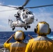 Decatur replenishment-at-sea with USNS Washington Chambers