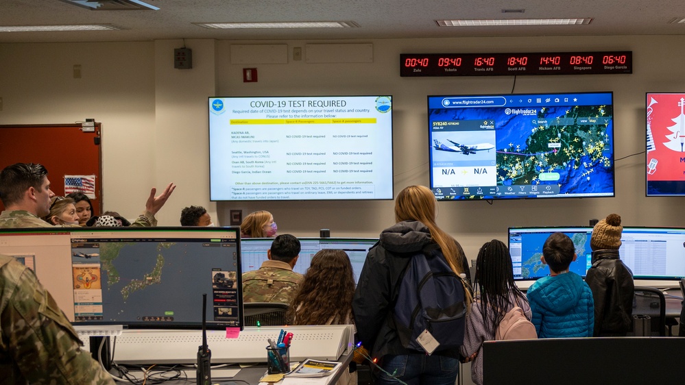 Yokota youth get firsthand look at air mobility mission