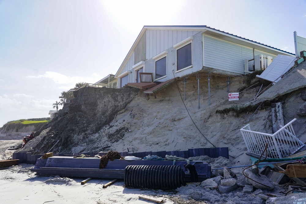 Daytona Beach Shoreline Damage