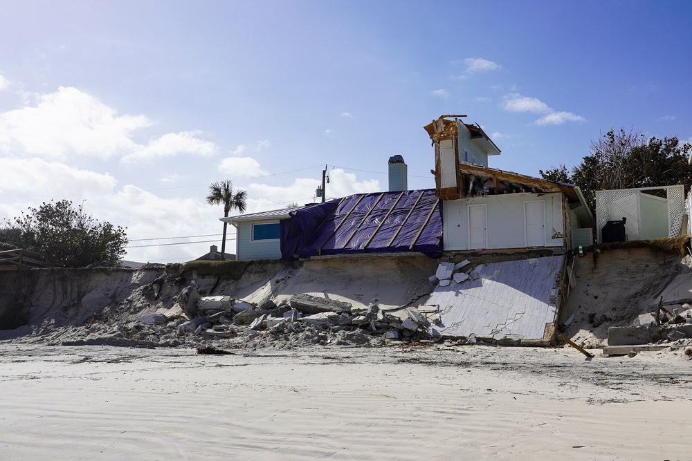 Daytona Beach Shoreline Damage