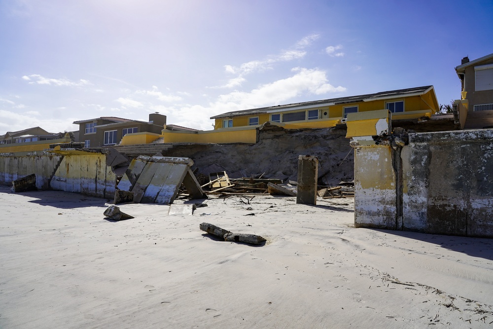 Daytona Beach Shoreline Damage