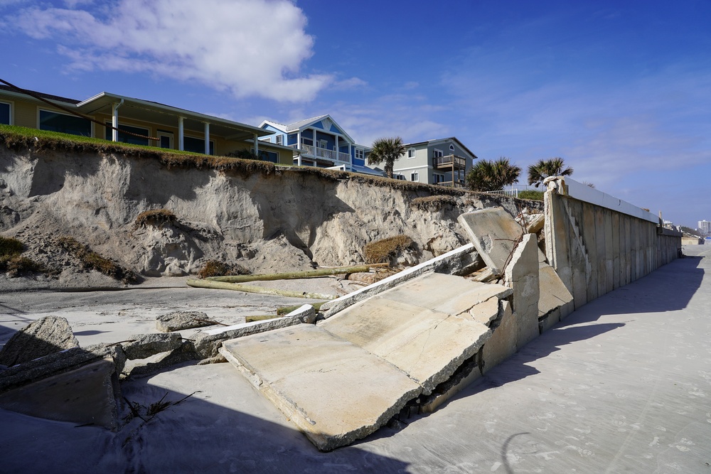 Daytona Beach Shoreline Damage