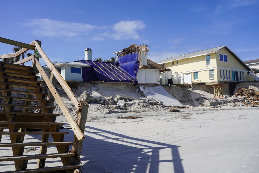 Daytona Beach Shoreline Damage