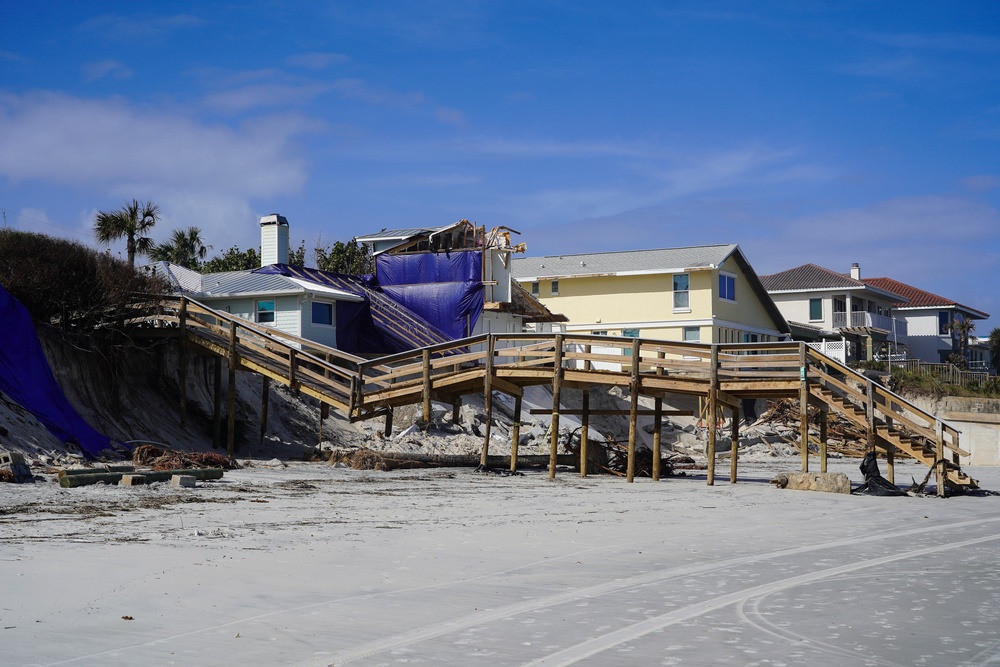 Daytona Beach Shoreline Damage