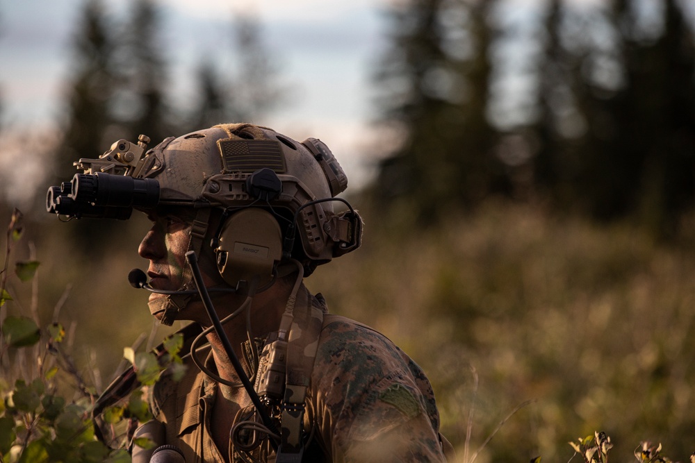 1st Recon Marines train in Alaska