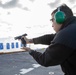 Pistol Deck Shoot on USS Anchorage