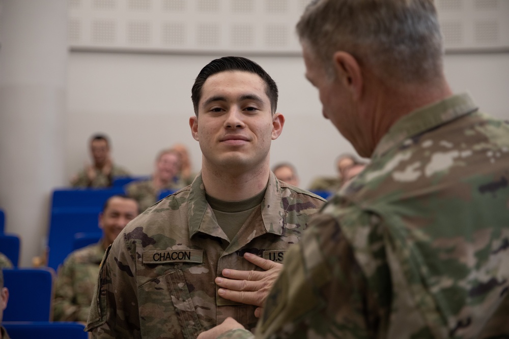 CSA and SMA visit Camp Kosciuszko Poland