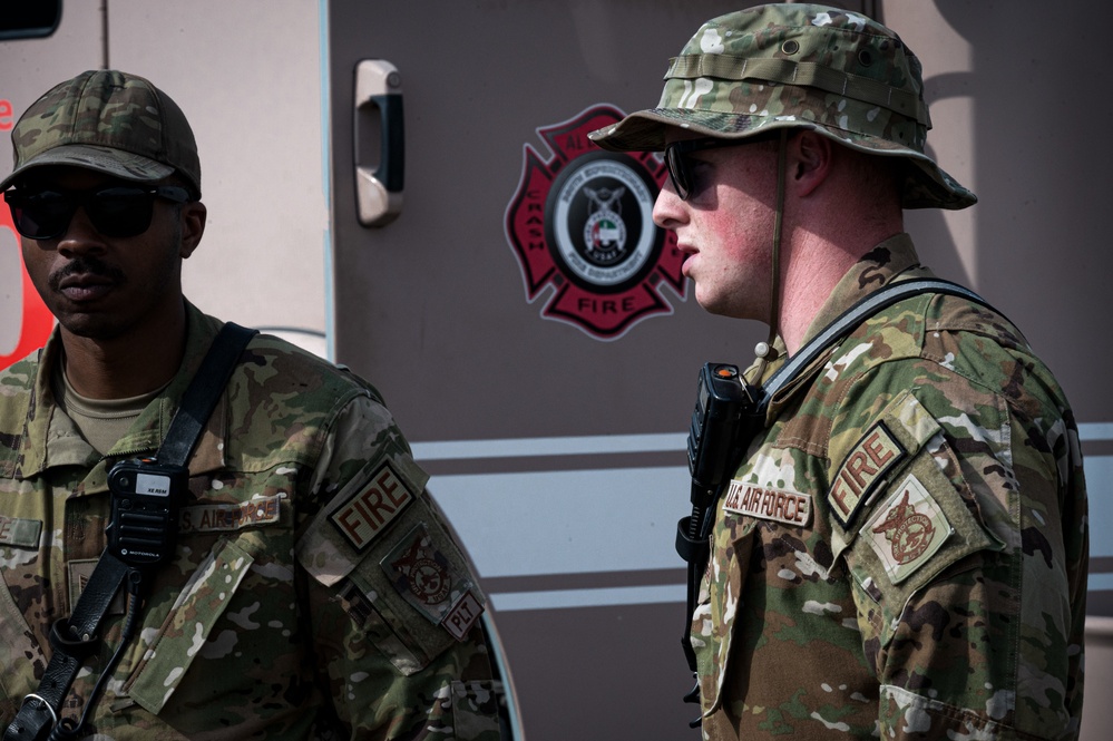 380th AEW HAZMAT Exercise