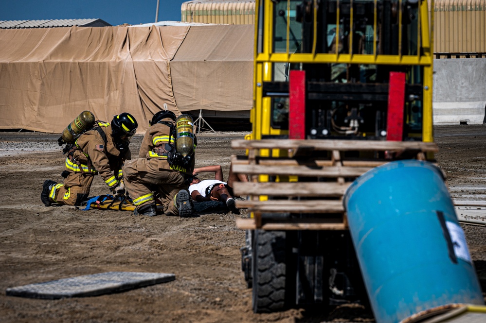 380th AEW HAZMAT Exercise