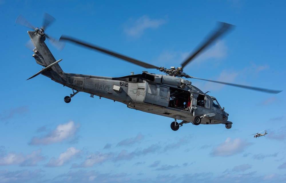 MH-60S Helicopter Lift Off