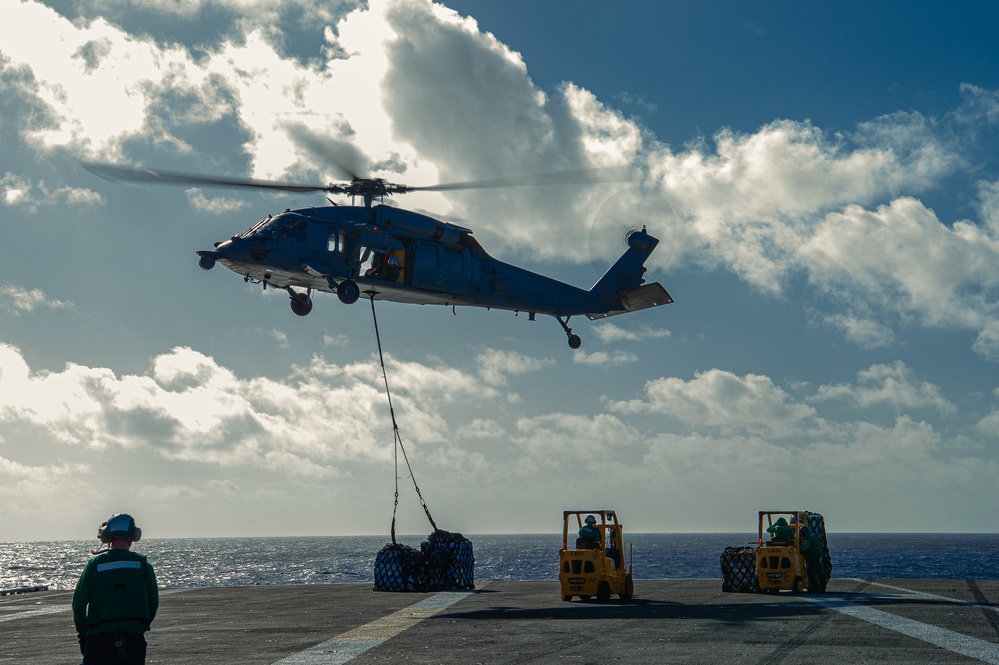 Nimitz Conducts VERTREP