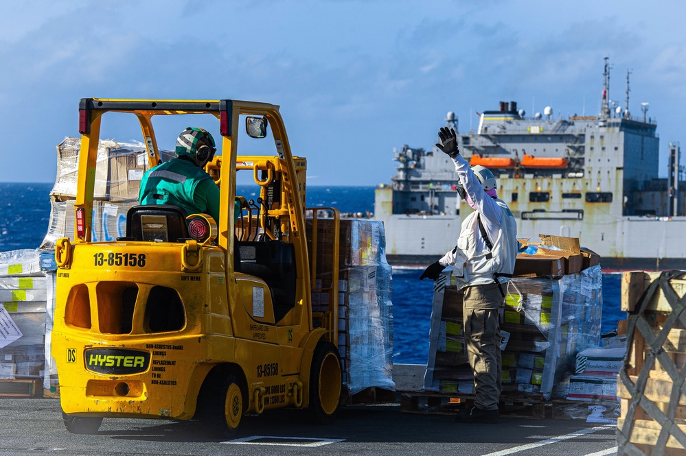 Nimitz Conducts VERTREP