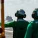 Navy Sailors Participate In A Replenishment At Sea