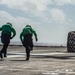 Navy Sailors Participate In A Replenishment At Sea