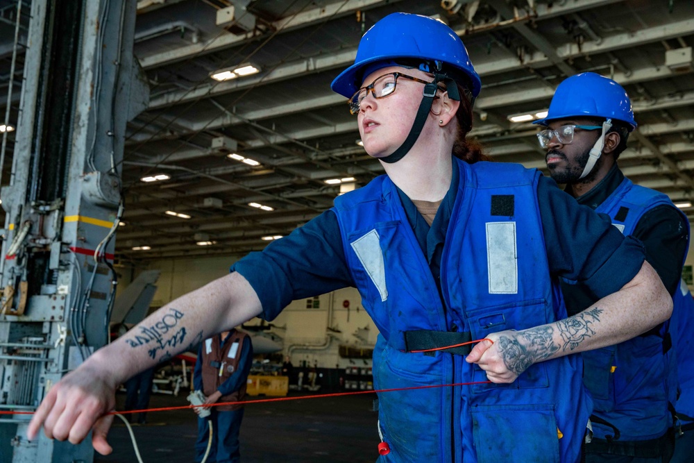 Daily Operations Aboard USS George H.W. Bush (CVN 77)