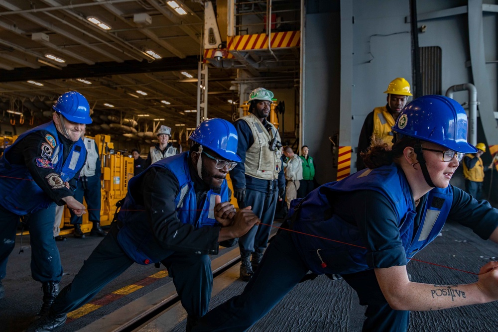 Daily Operations Aboard USS George H.W. Bush (CVN 77)