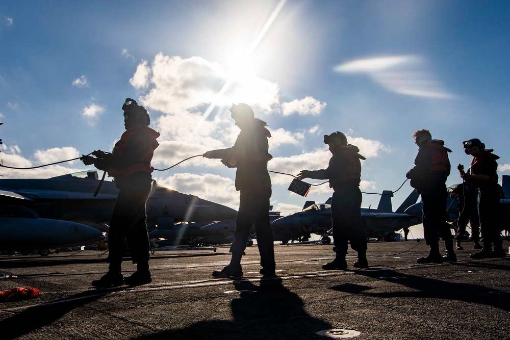 U.S. Daily Operations Aboard USS George H.W. Bush (CVN 77)