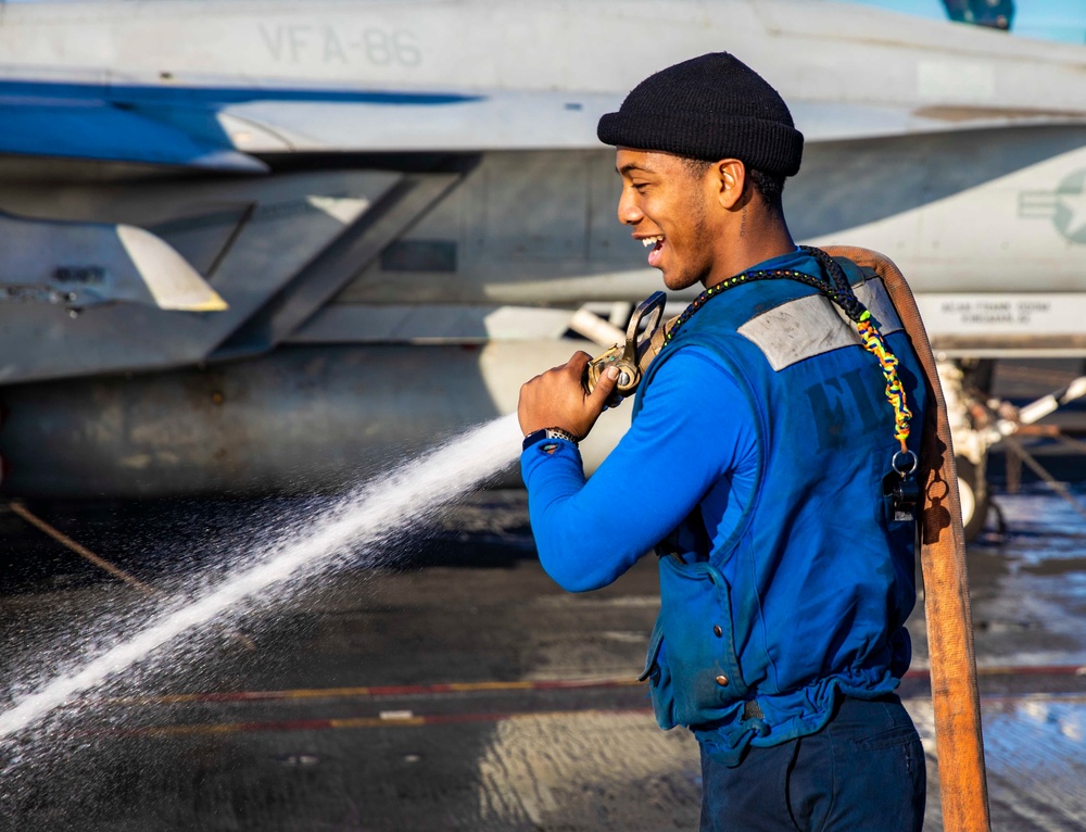 Daily Operations Aboard USS George H.W. Bush (CVN 77)