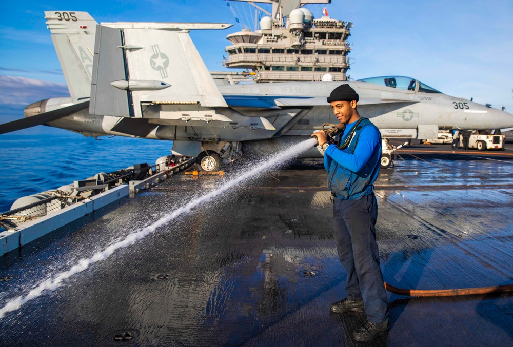 Daily Operations Aboard USS George H.W. Bush (CVN 77)