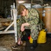 USS Ronald Reagan (CVN 76) AIMD Sailors conduct maintenance in the jet shop