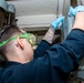 USS Ronald Reagan (CVN 76) Sailors perform maintenance