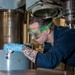 USS Ronald Reagan (CVN 76) Sailors perform maintenance
