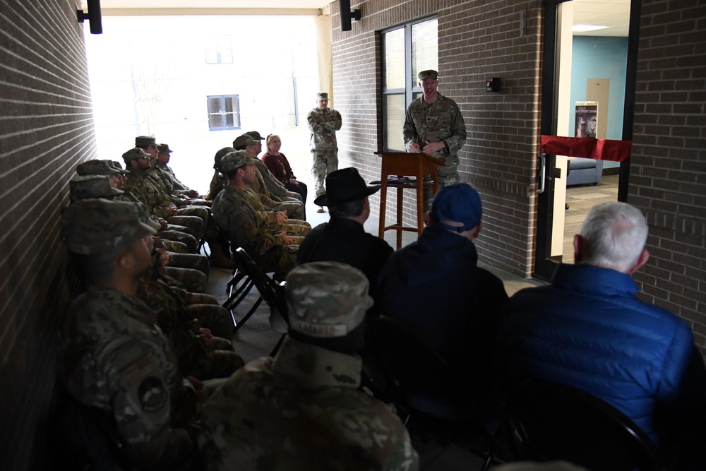 334th TRS study room ribbon cutting ceremony