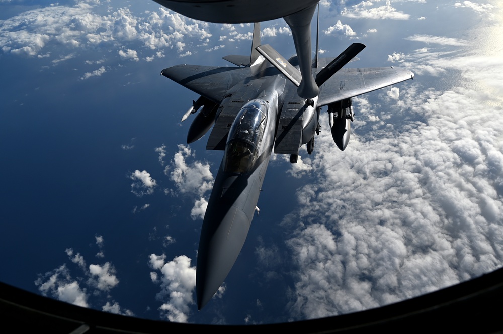 Strike Eagle’s conduct Exercise over CENTCOM AOR