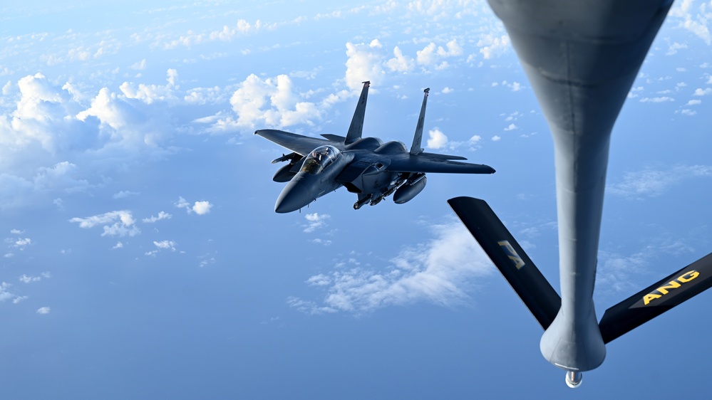 Strike Eagle’s conduct Exercise over CENTCOM AOR