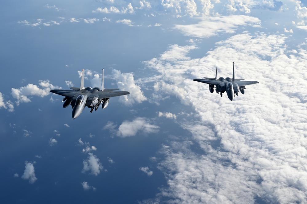 Strike Eagle’s conduct Exercise over CENTCOM AOR