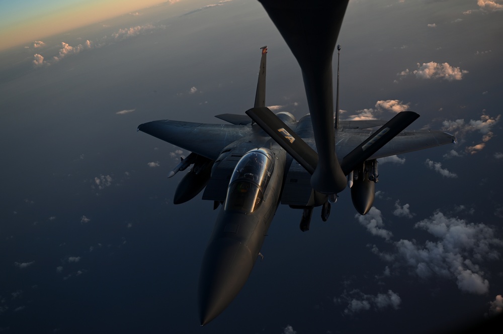 Strike Eagle’s conduct Exercise over CENTCOM AOR