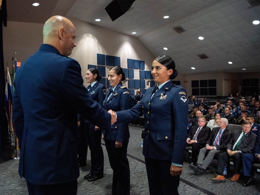 More than 150 U.S. and partner nations students graduate during IAAFA training cycle