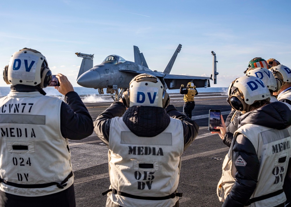 USS George H.W. Bush (CVN 77) Distinguished Visitors