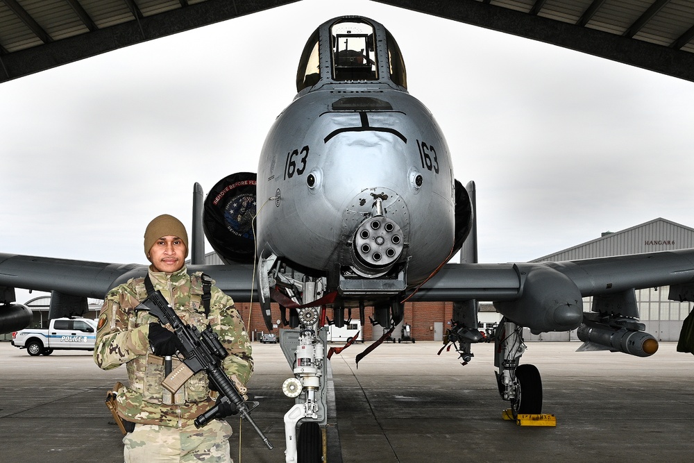 Security Force Airmen Keeping Watch Over Selfridge Airfield 24/7