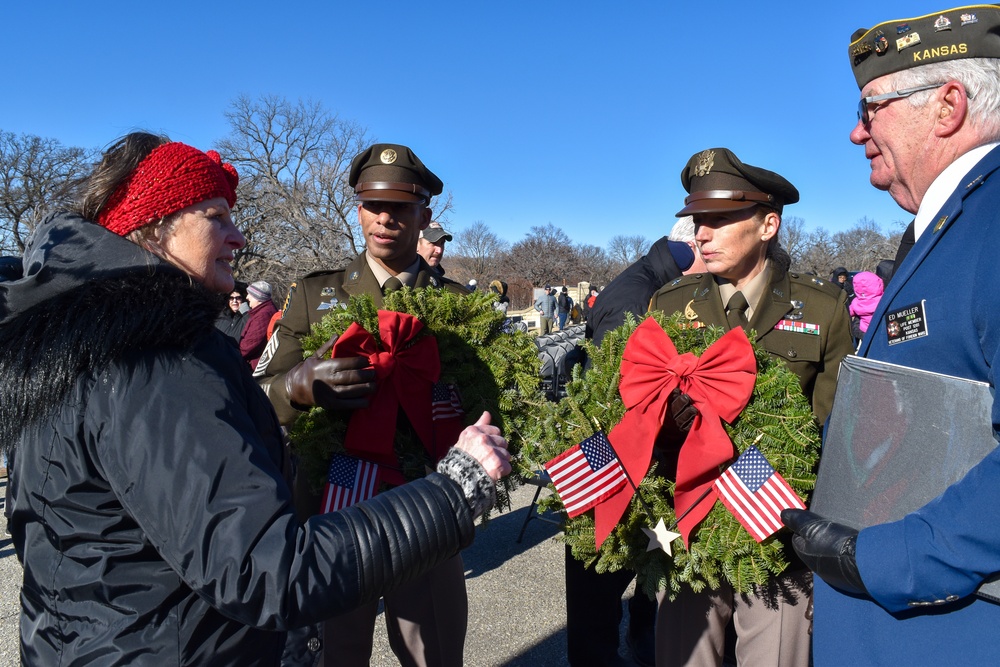 Fort Riley community honors fallen at Wreaths Across America