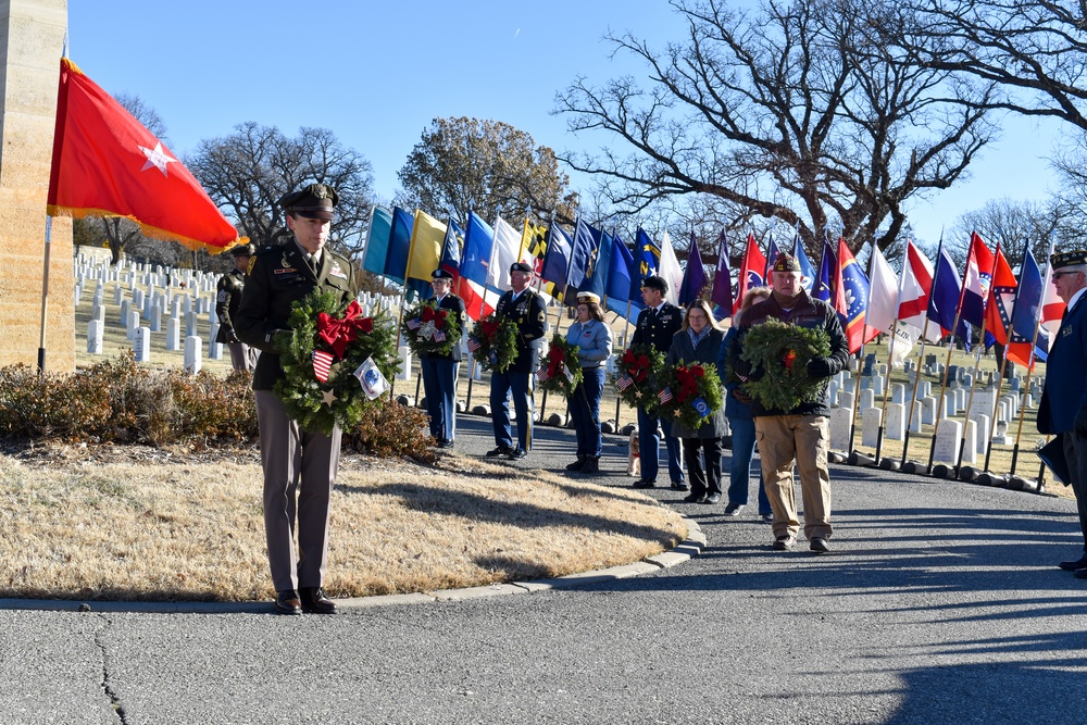 Fort Riley community honors fallen at Wreaths Across America