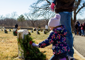 Fort Riley community honors fallen at Wreaths Across America