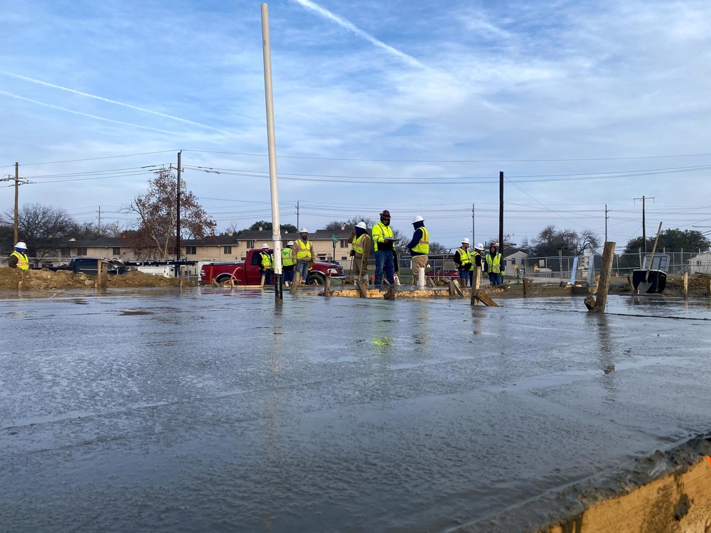 First foundation poured for new Fort Hood Family Housing homes