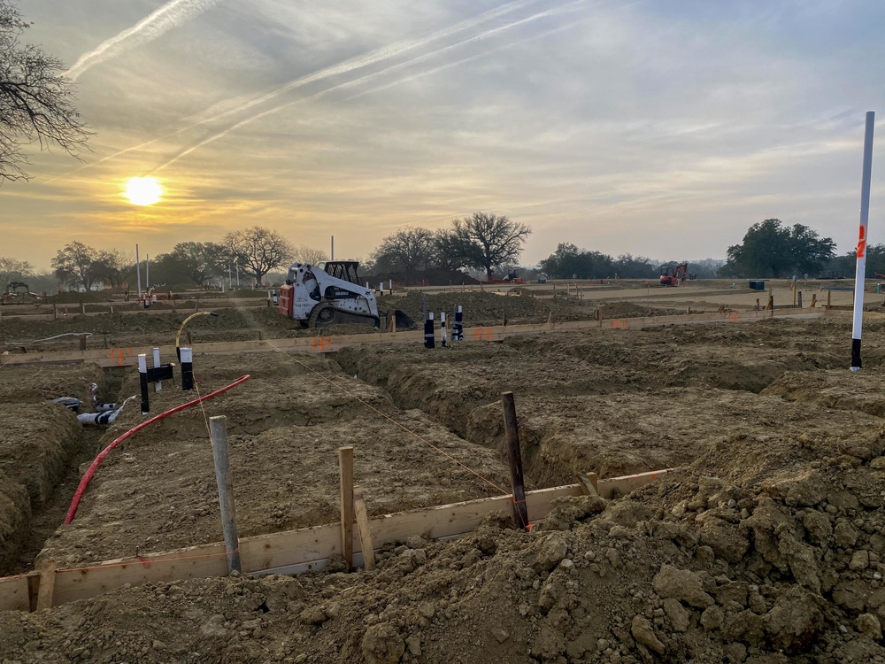 First foundation poured for new Fort Hood Family Housing homes