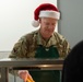 Leadership serves Holiday dinner to Airmen