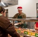 Leadership serves Holiday dinner to Airmen