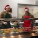 Leadership serves Holiday dinner to Airmen