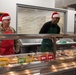 Leadership serves Holiday dinner to Airmen