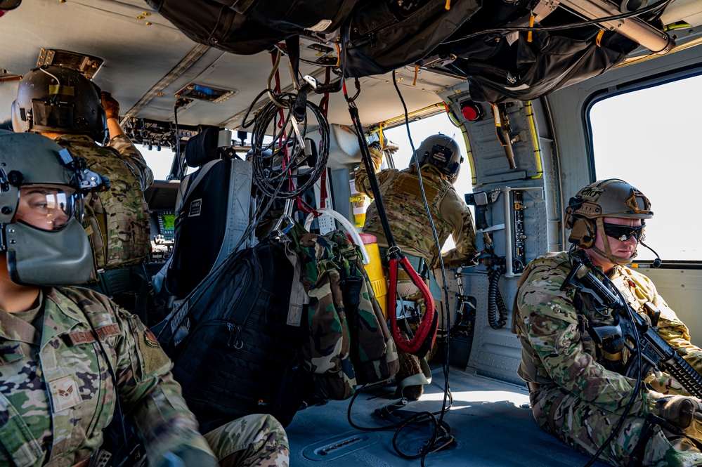 Honorary Commander’s Flight search and rescue demonstration