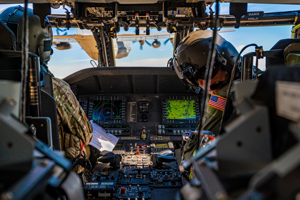 Honorary Commander’s Flight search and rescue demonstration
