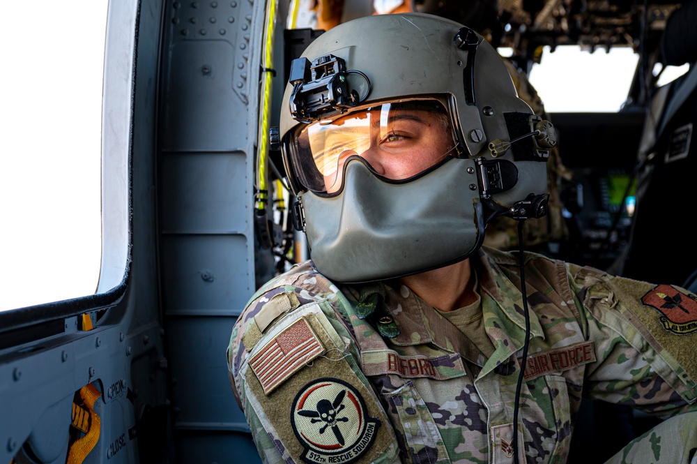 Honorary Commander's Flight search and rescue demonstration