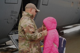 Members of the 146th Airlift Wing deploy to support Operation Enduring Sentinel