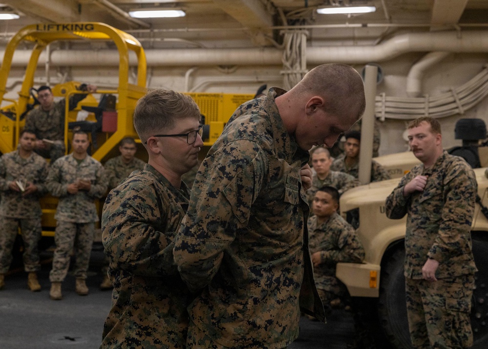 Evacuation Control Center Training Aboard USS Anchorage