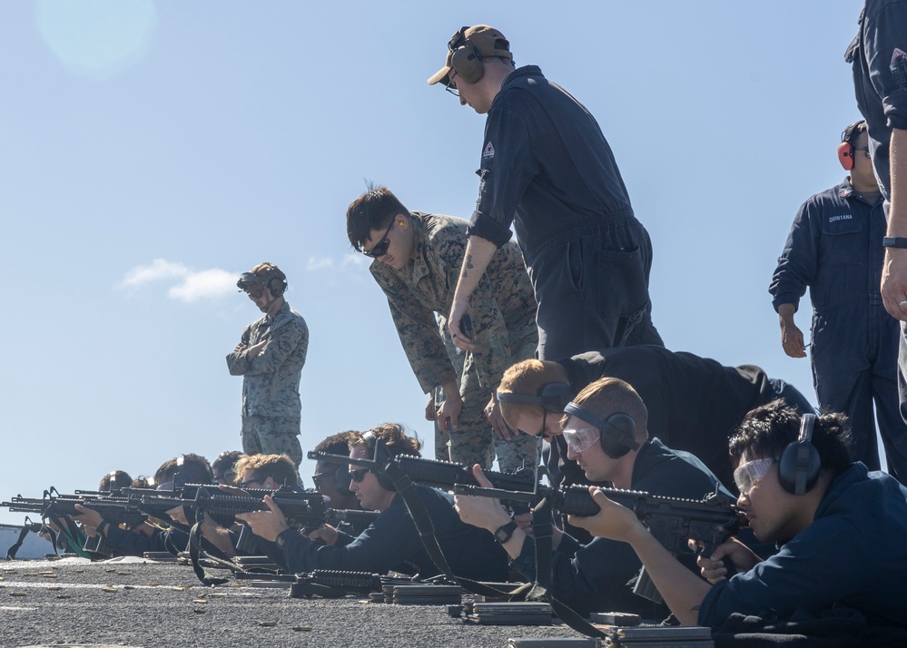 Deck Shoot Aboard USS Anchorage