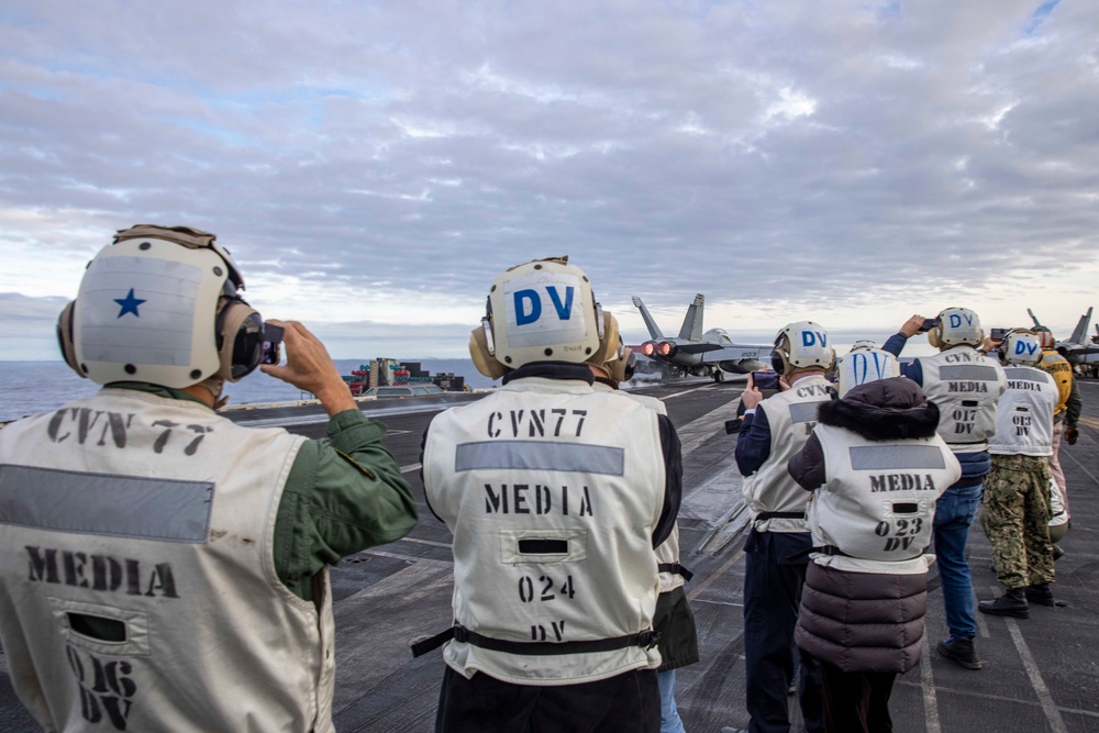 USS George H.W. Bush (CVN 77) Distinguished Visitors